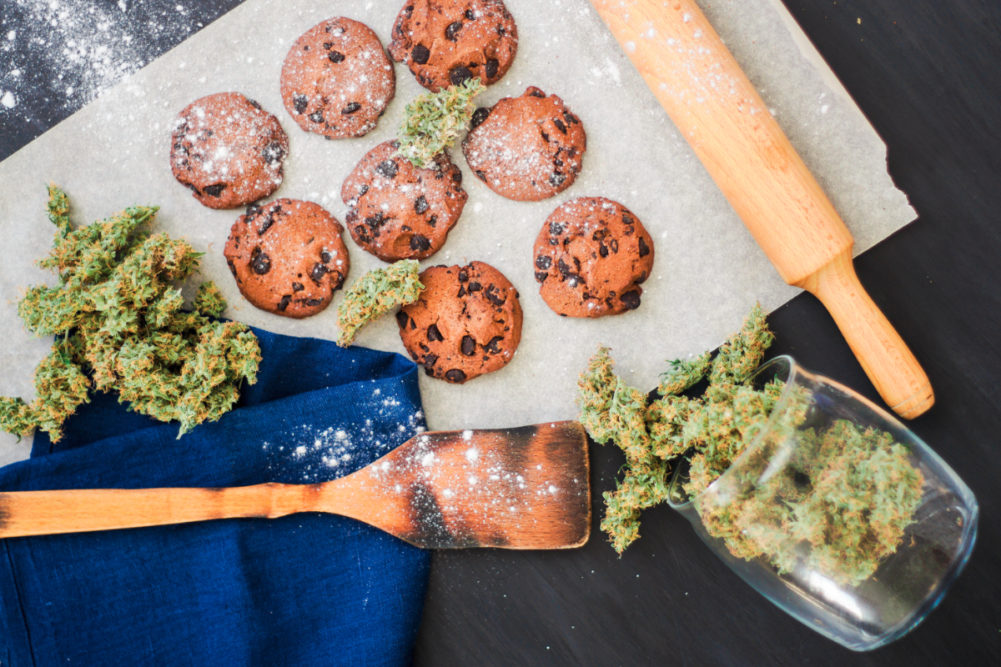 Baking cookies with cannabis