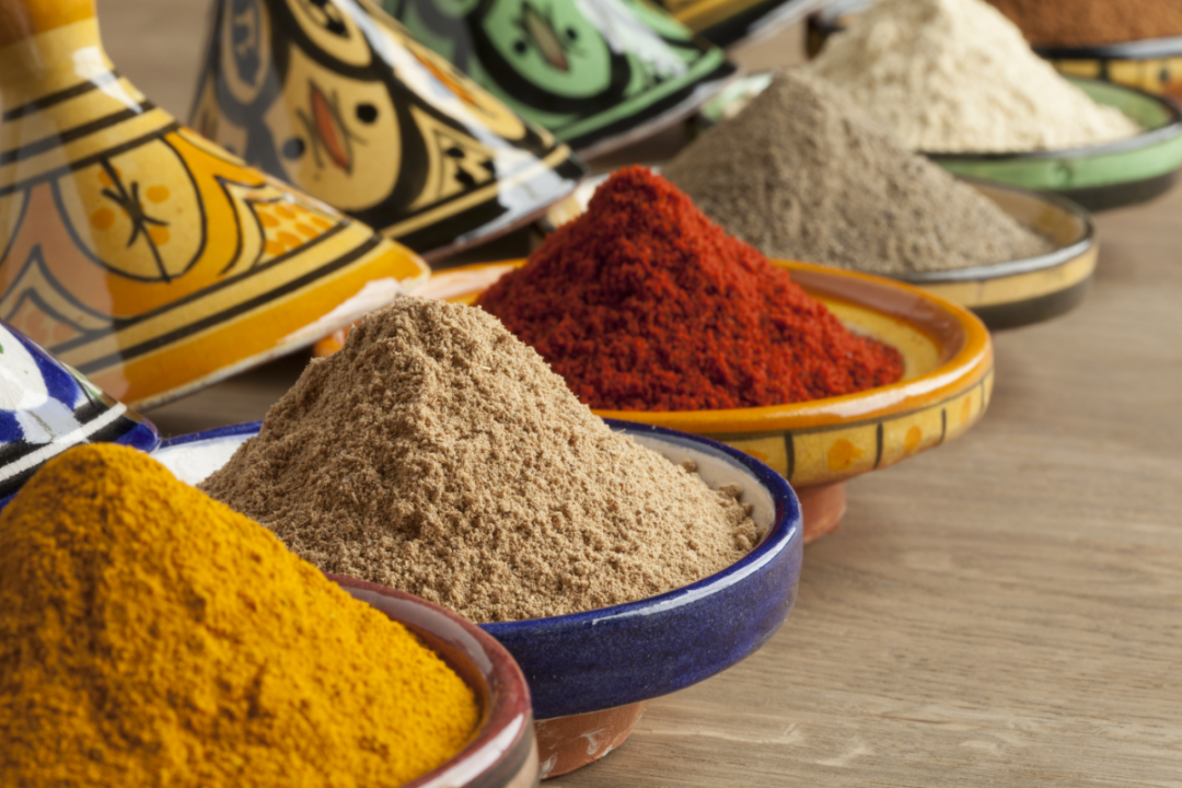 Diversity of Moroccan powder herbs