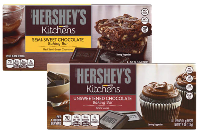 Hershey's chocolate baking bars