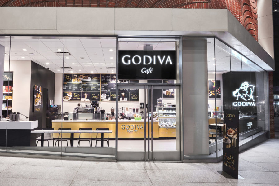 Godiva Cafe in NYC