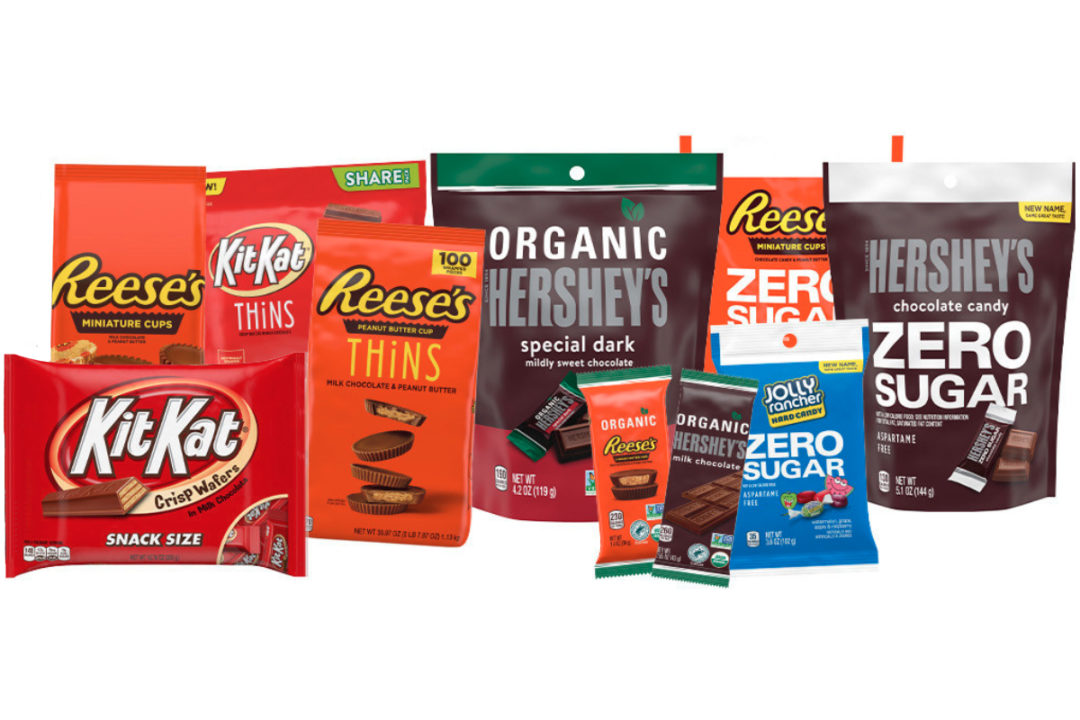 Hershey's better-for-you confectionery portfolio