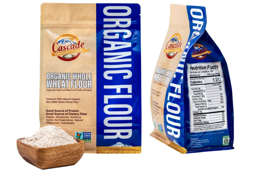 Cascade Organic Flour Natural Organic Whole Wheat Flour