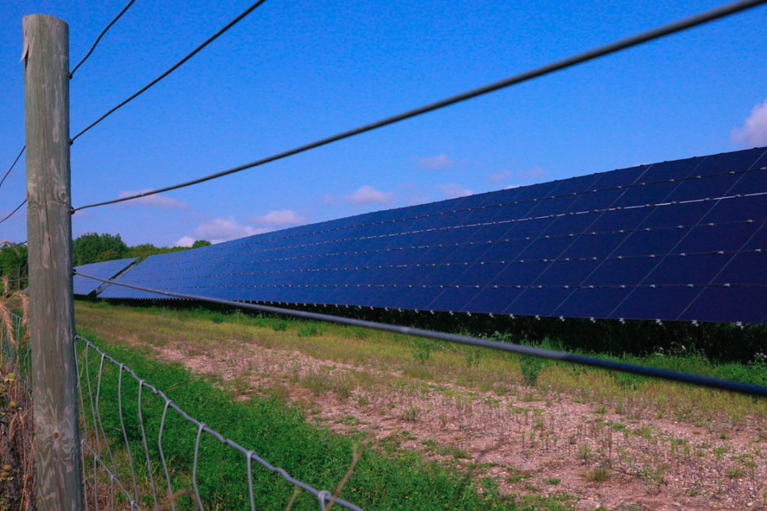 National Grid Renewables solar panels