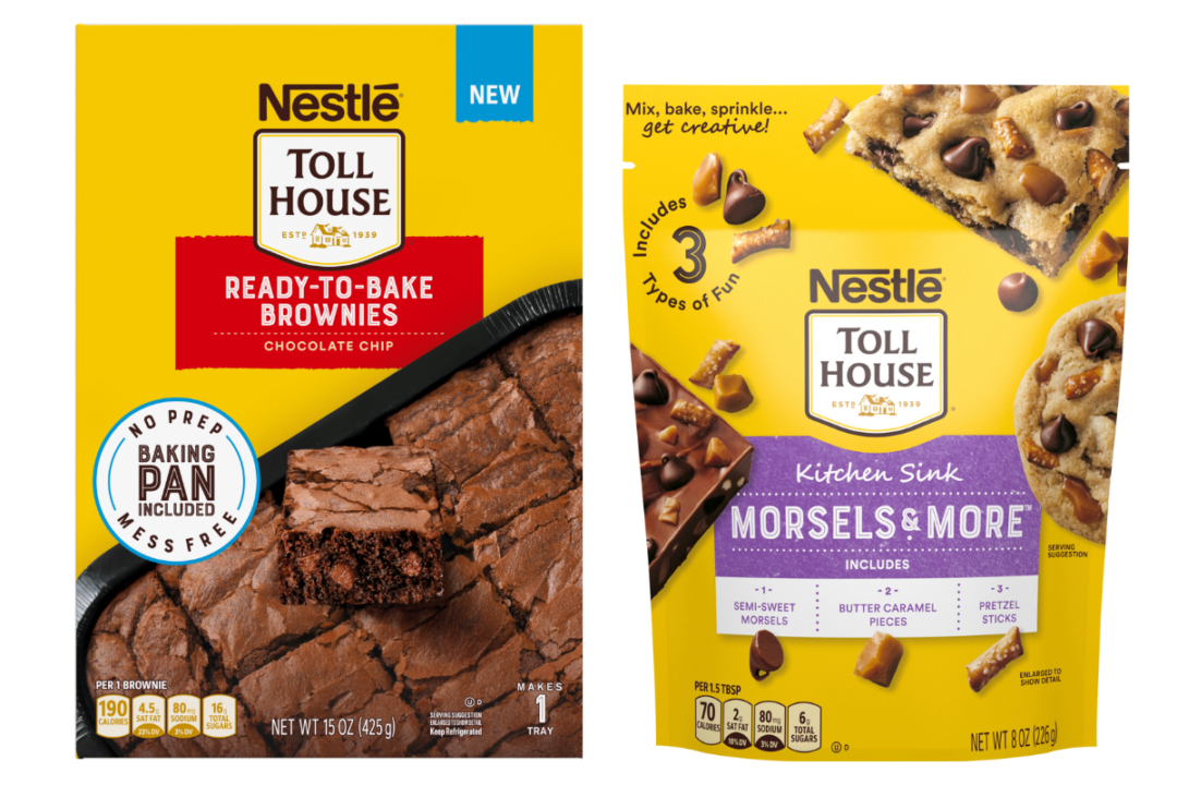 Nestle ready-to-bake brownies and Kitchen Sink morsels