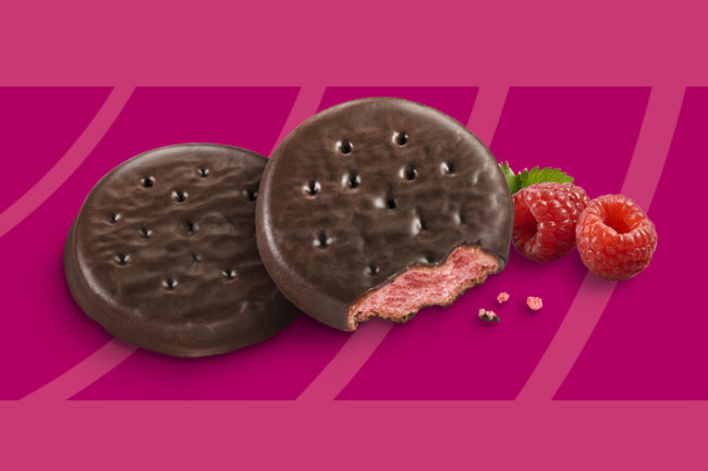 Girl Scouts Raspberry Rally cookie