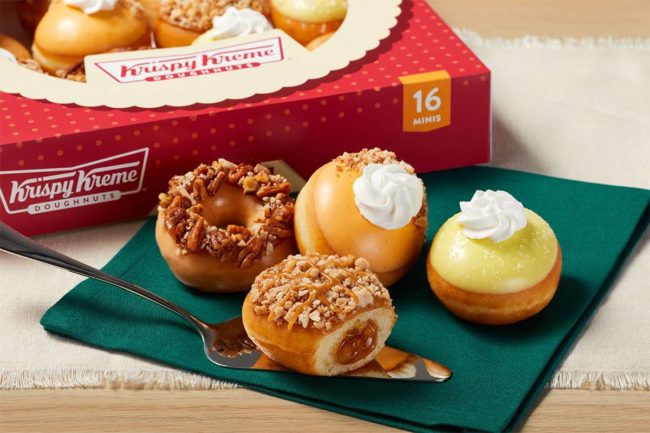Krispy Kreme mini pie donuts