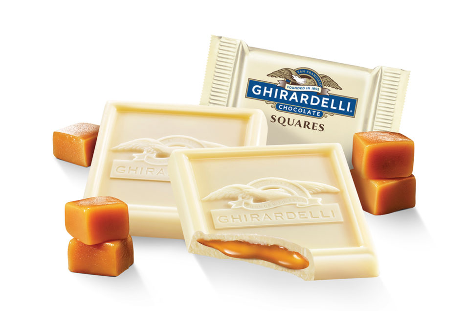 Ghirardelli launches white chocolate caramel squares